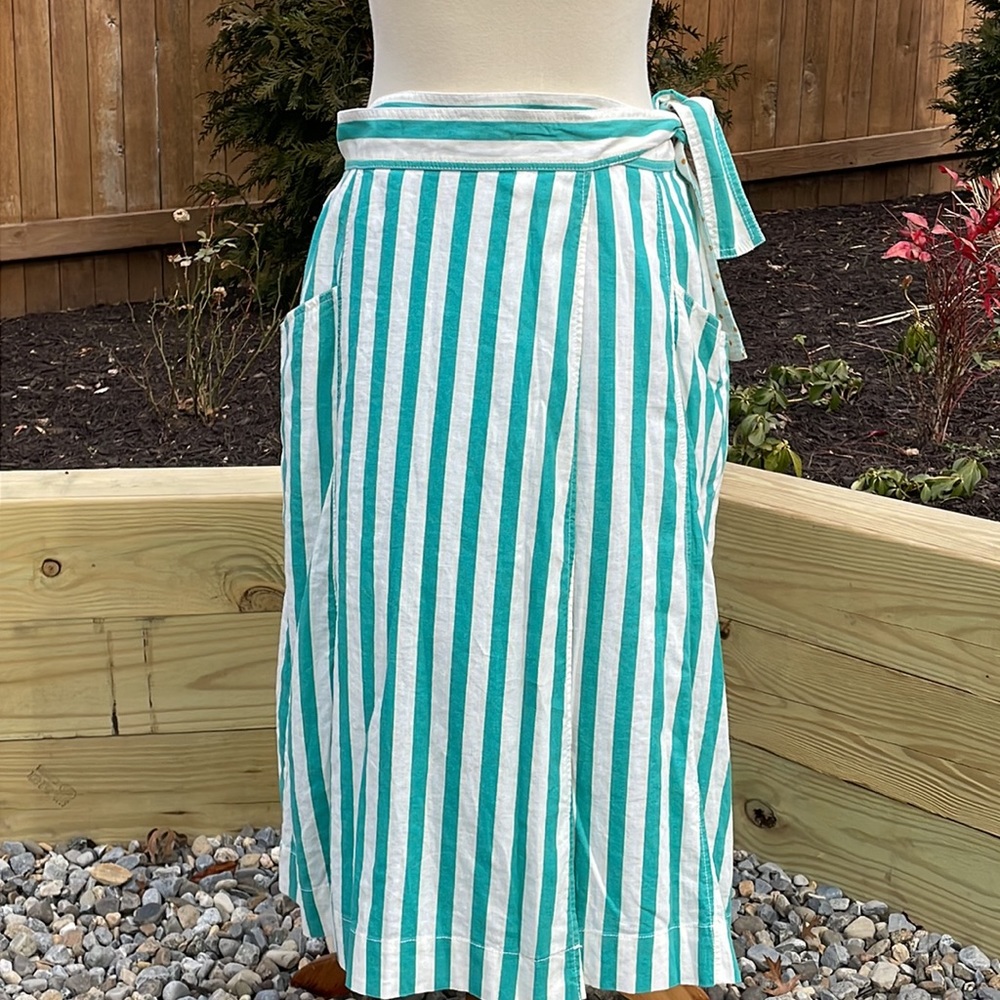 Anthropologie Maeve “Market” Wrap Midi Skirt - Picture 5 of 12